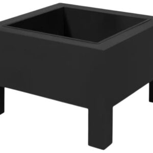 Square Metal Fire Pit with Stand (70 cm)