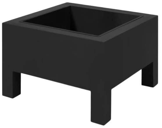 Square Metal Fire Pit with Stand (70 cm)