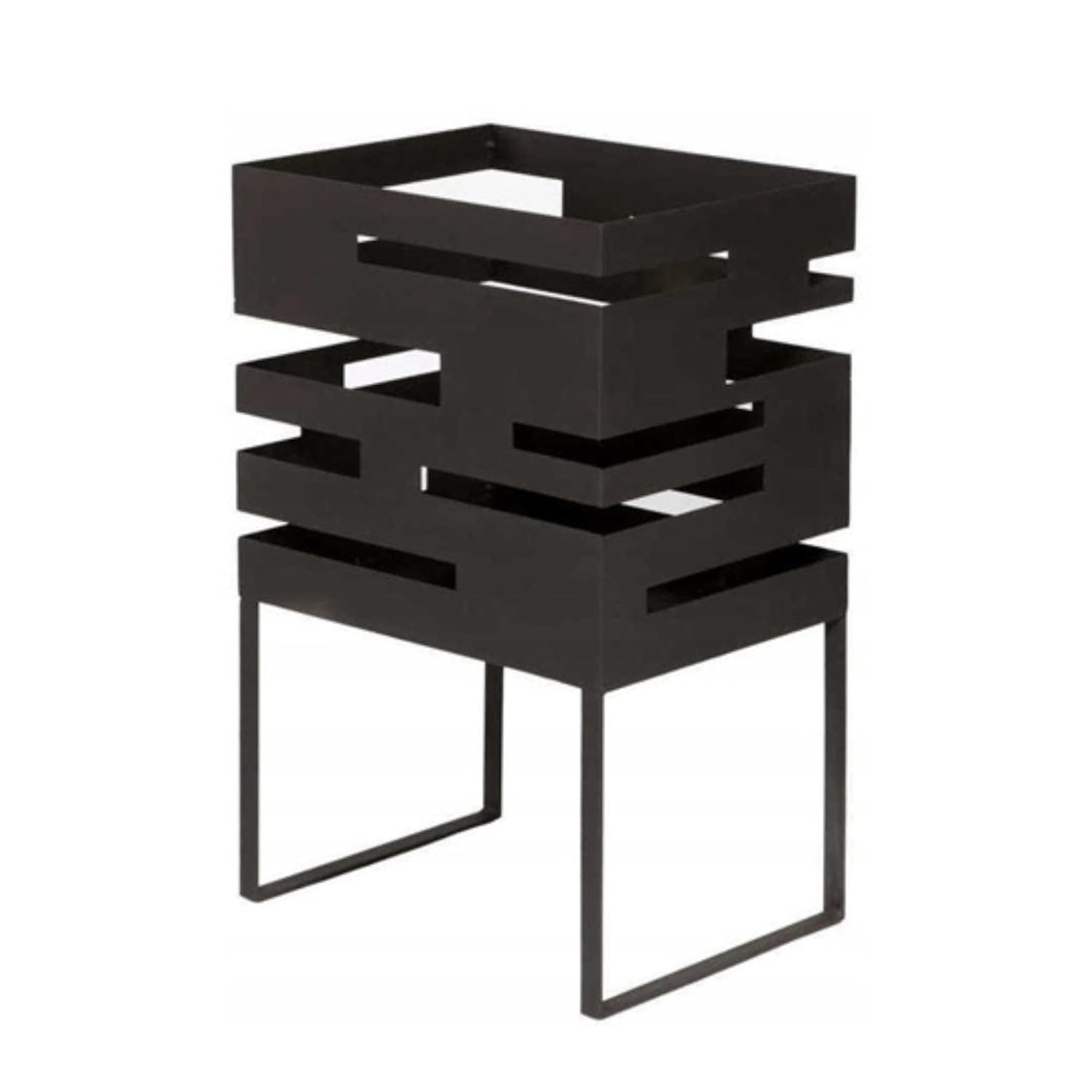 Rustic Cube Fire Pit (Wood Burning) - Image 3