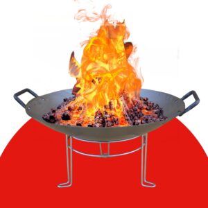 Outdoor Bonfire Pit with Stand