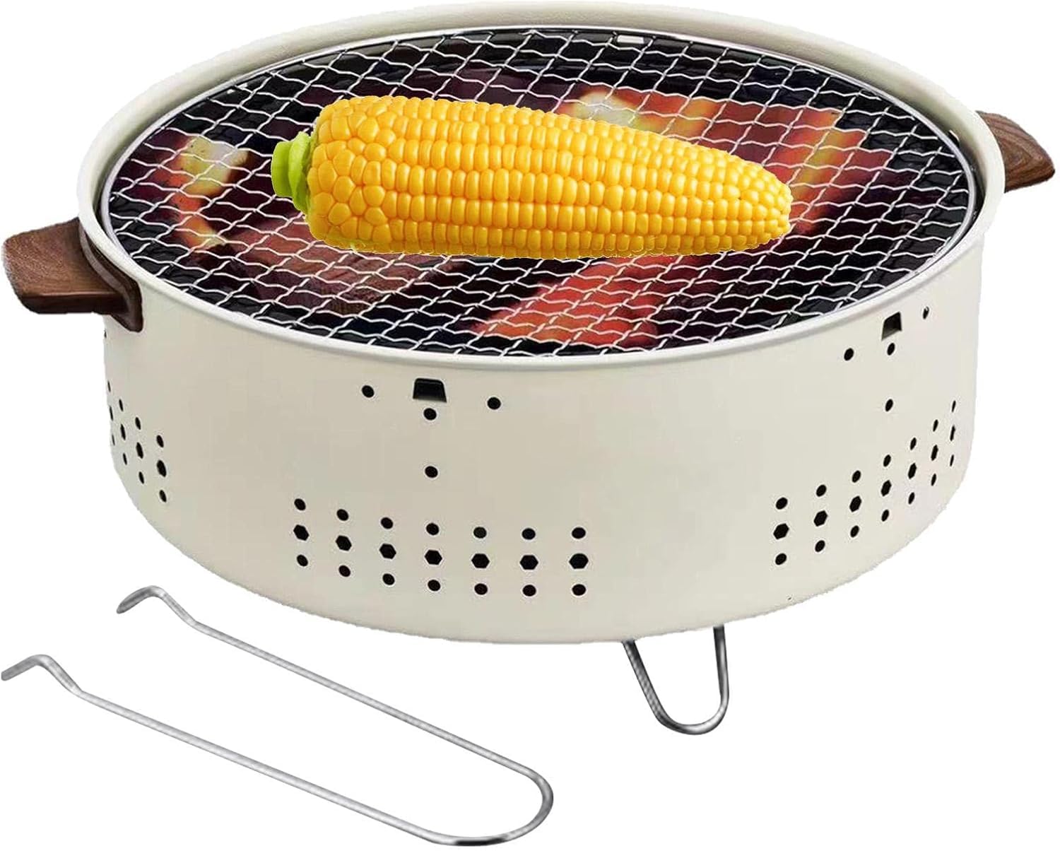 Portable Charcoal BBQ Grill & Stove