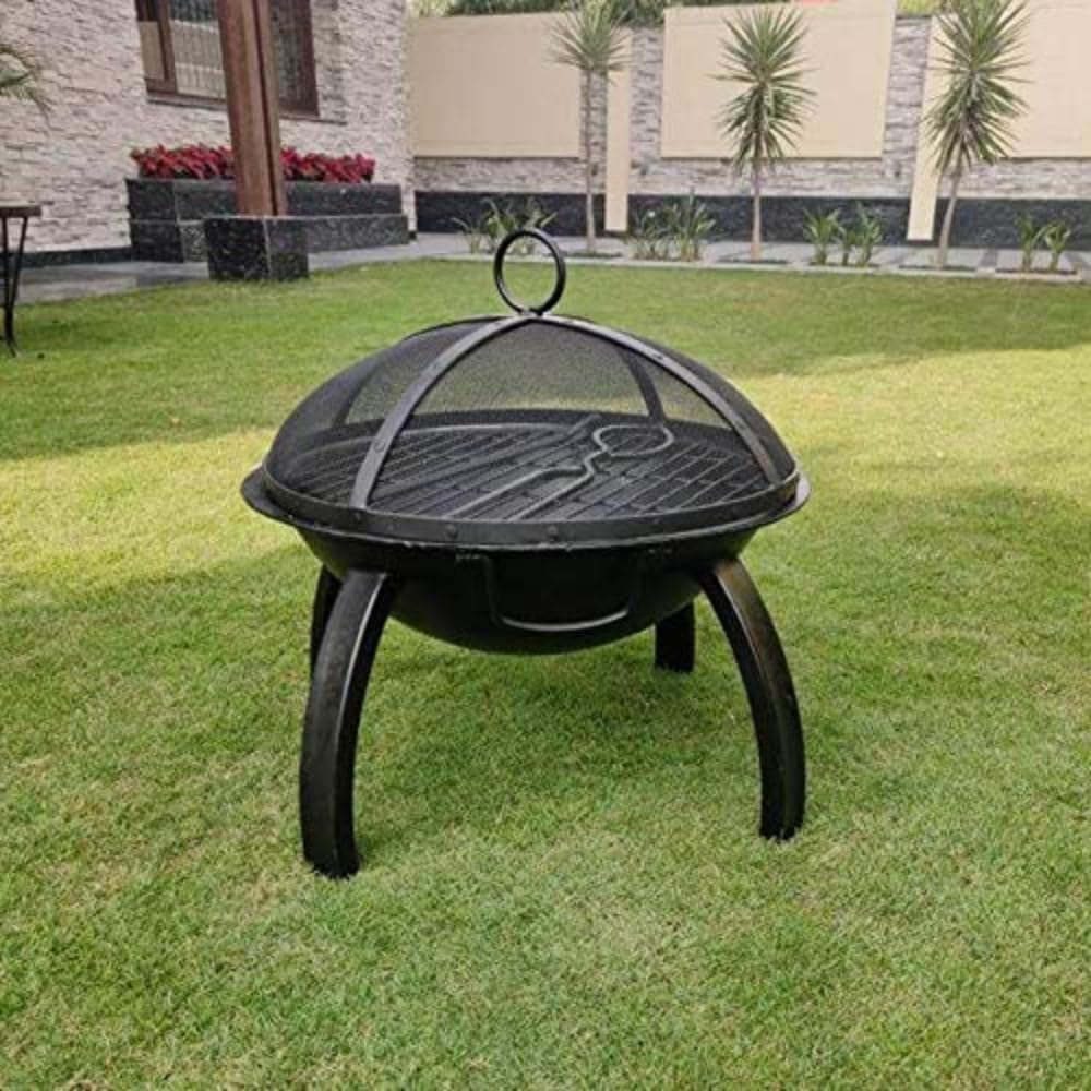 Round Firepit with Skewers – 23" - Image 4