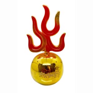 Golden Feng Shui Fire Ball Showpiece