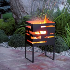 Rustic Cube Fire Pit (Wood Burning)