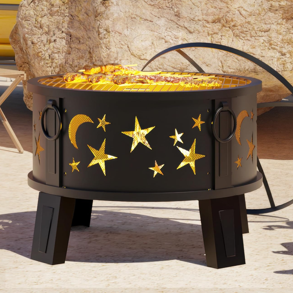 16-Inch Heavy-Duty Portable Bonfire Pit - Image 3